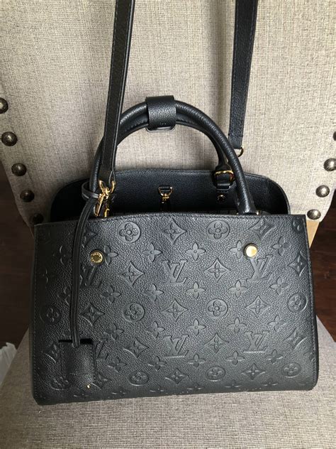 lv montaigne mm black leather|montaigne handbags review.